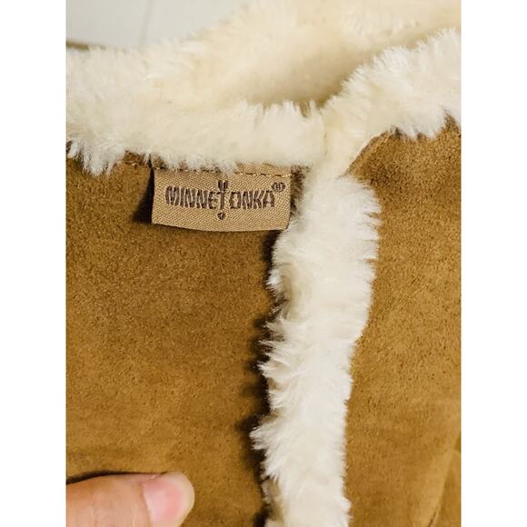 Minnetonka Women's 7M Boots Leather Upper Brown Pull On Model #85711 EUC - Picture 6 of 7